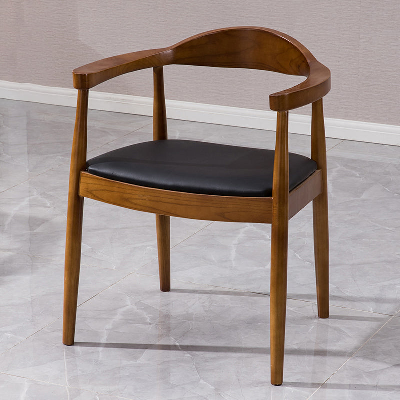 Traditional Style Solid Wood Chairs Kitchen Dining Open Back Side Chair
