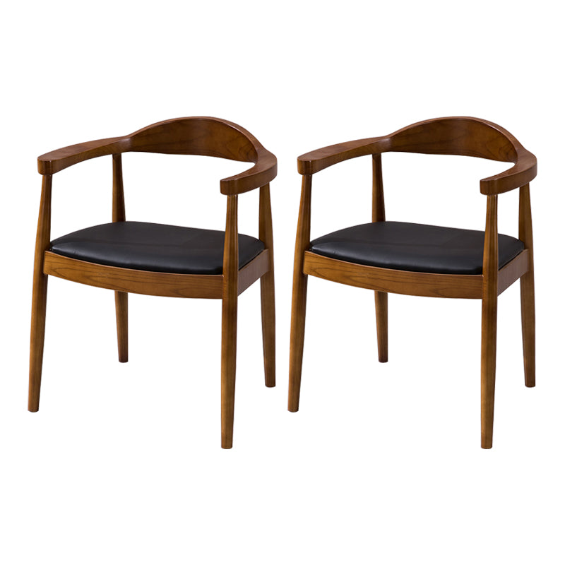 Traditional Style Solid Wood Chairs Kitchen Dining Open Back Side Chair