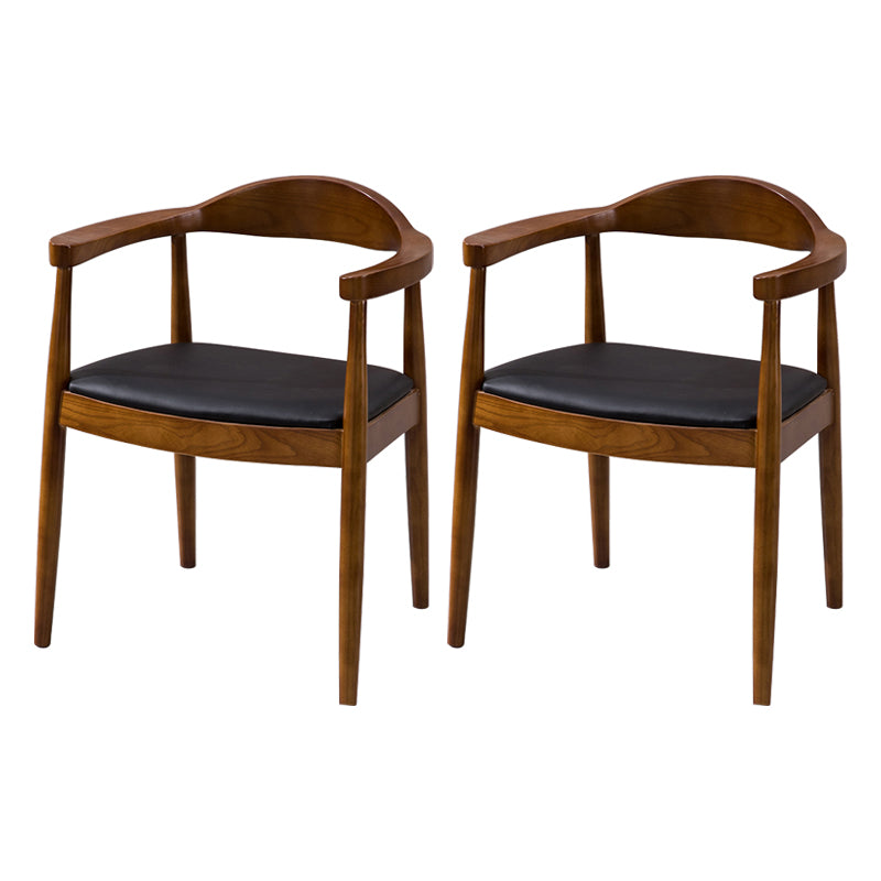 Traditional Style Solid Wood Chairs Kitchen Dining Open Back Side Chair
