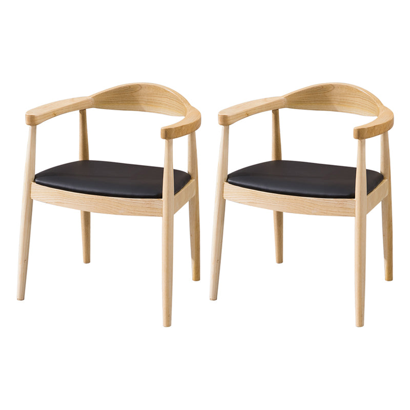 Traditional Style Solid Wood Chairs Kitchen Dining Open Back Side Chair