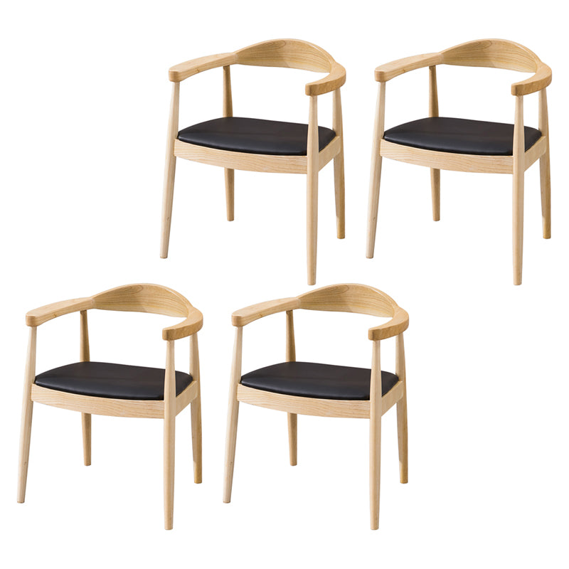 Traditional Style Solid Wood Chairs Kitchen Dining Open Back Side Chair