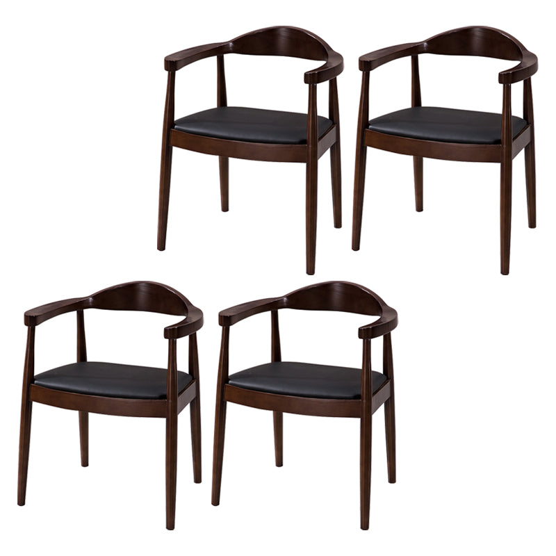 Traditional Style Solid Wood Chairs Kitchen Dining Open Back Side Chair