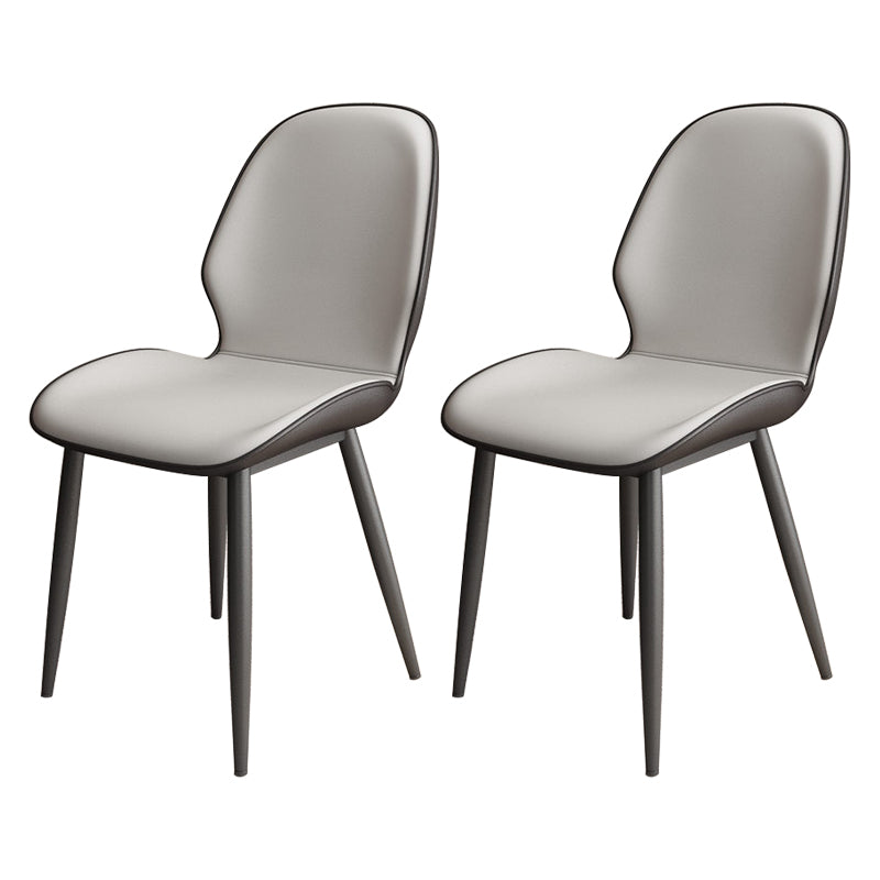 Upholstered Contemporary Restaurant Side Chair Parsons Matte Finish Dining Chair