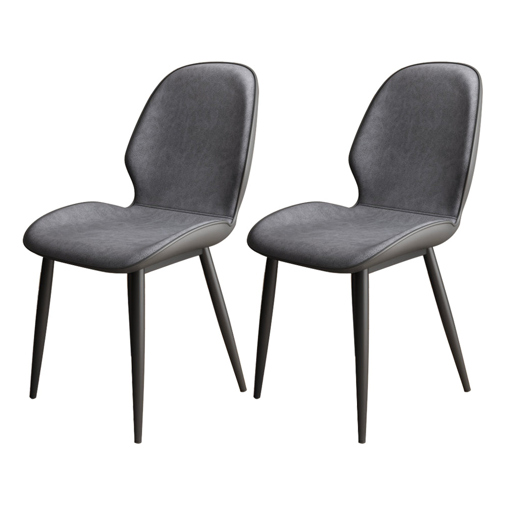 Upholstered Contemporary Restaurant Side Chair Parsons Matte Finish Dining Chair