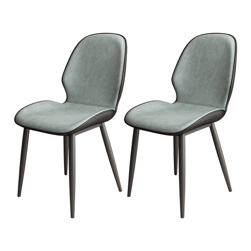 Upholstered Contemporary Restaurant Side Chair Parsons Matte Finish Dining Chair