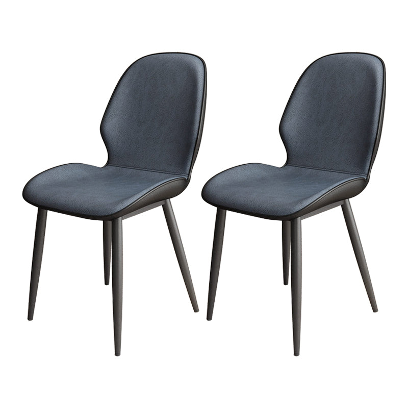 Upholstered Contemporary Restaurant Side Chair Parsons Matte Finish Dining Chair