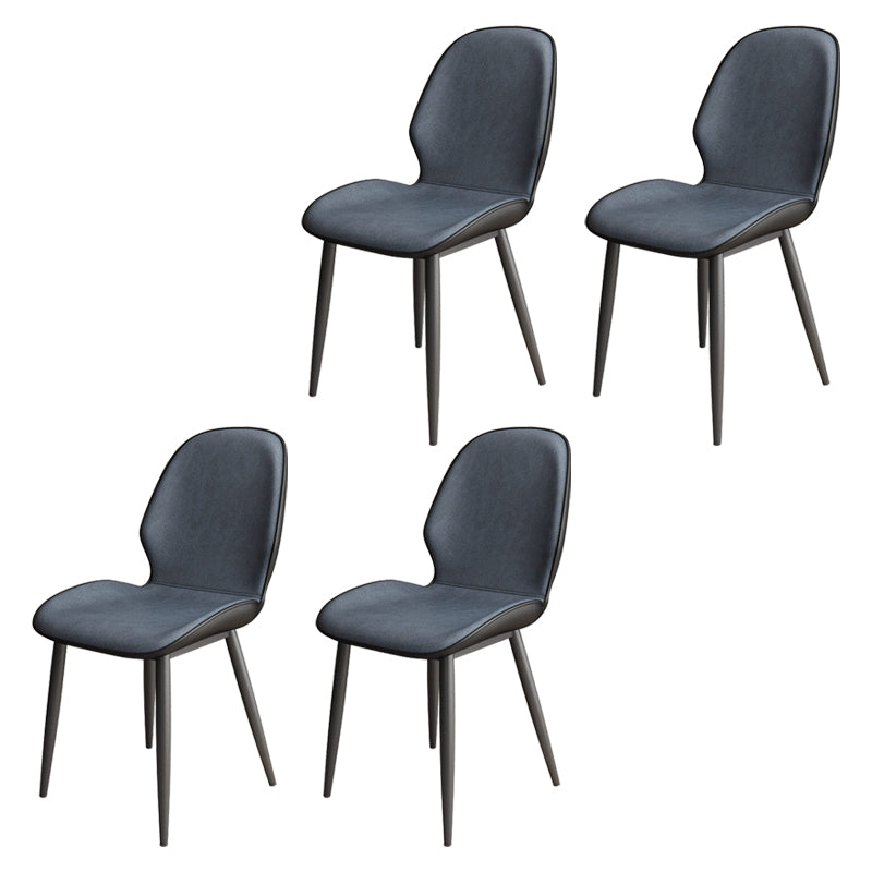 Upholstered Contemporary Restaurant Side Chair Parsons Matte Finish Dining Chair