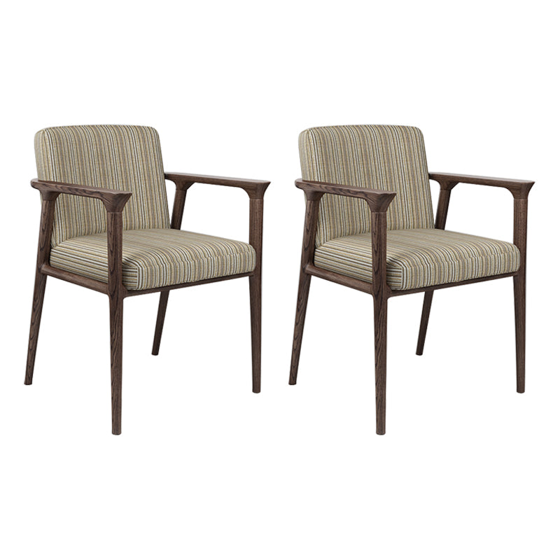Le bois de frêne de style traditionnel préside la chaise arrière solide de salles à manger de Kichen de bras