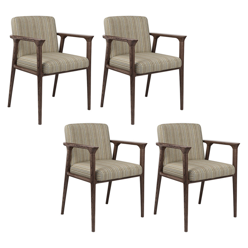 Le bois de frêne de style traditionnel préside la chaise arrière solide de salles à manger de Kichen de bras