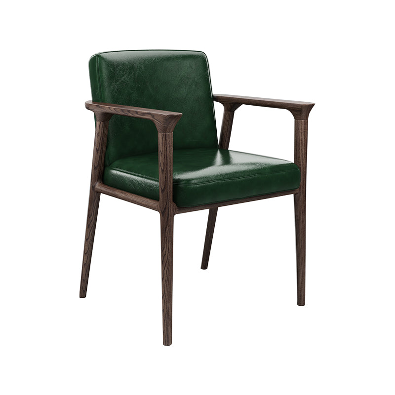 Le bois de frêne de style traditionnel préside la chaise arrière solide de salles à manger de Kichen de bras