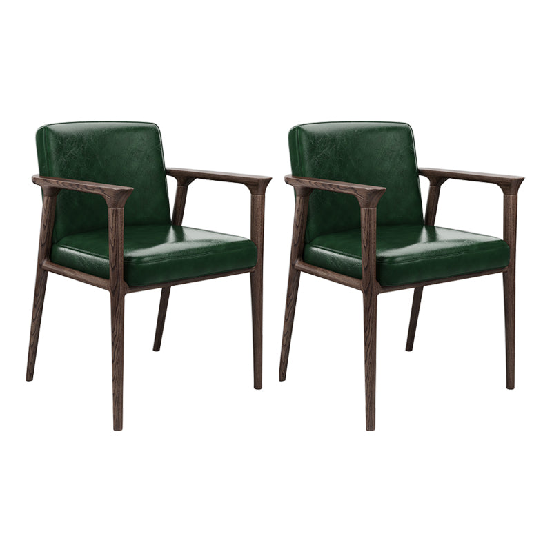 Le bois de frêne de style traditionnel préside la chaise arrière solide de salles à manger de Kichen de bras