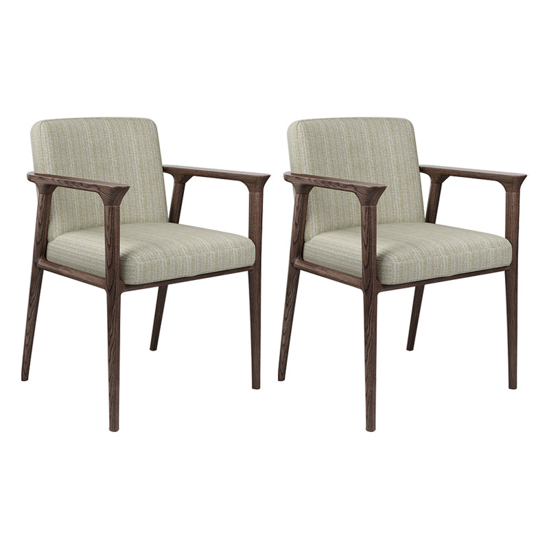 Le bois de frêne de style traditionnel préside la chaise arrière solide de salles à manger de Kichen de bras