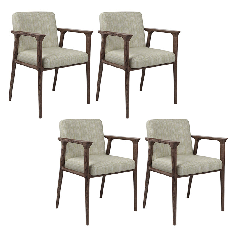 Le bois de frêne de style traditionnel préside la chaise arrière solide de salles à manger de Kichen de bras