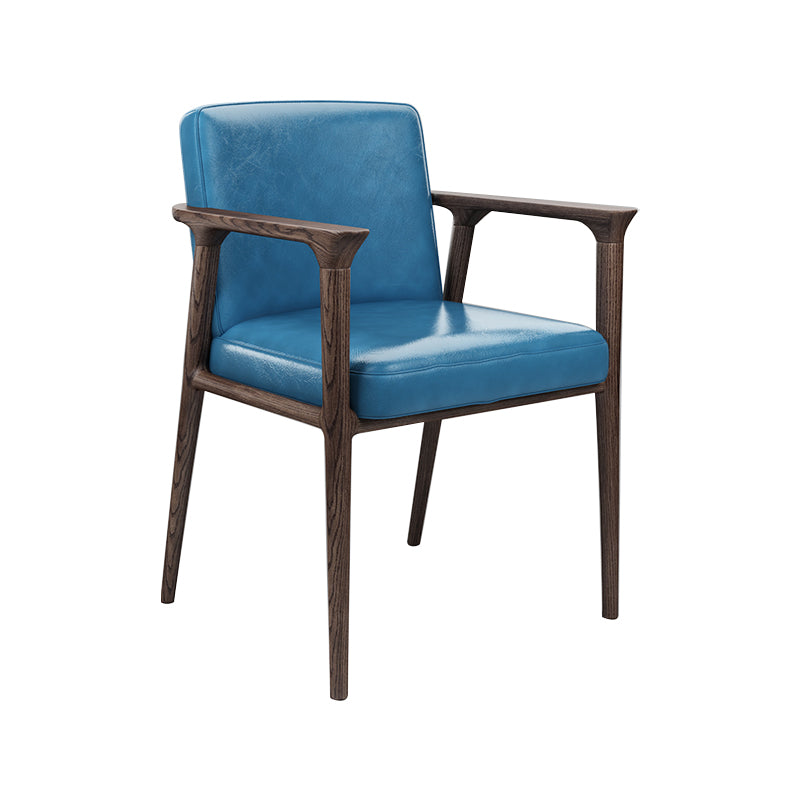 Le bois de frêne de style traditionnel préside la chaise arrière solide de salles à manger de Kichen de bras