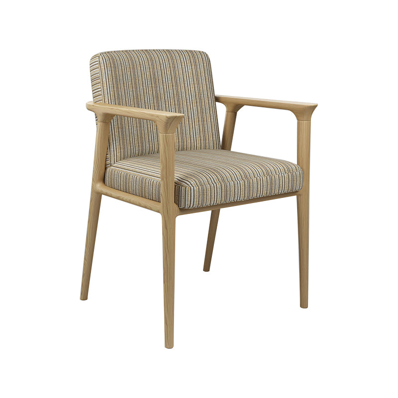 Le bois de frêne de style traditionnel préside la chaise arrière solide de salles à manger de Kichen de bras
