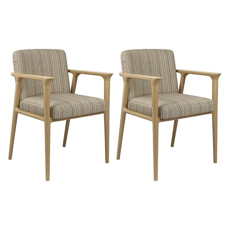 Le bois de frêne de style traditionnel préside la chaise arrière solide de salles à manger de Kichen de bras