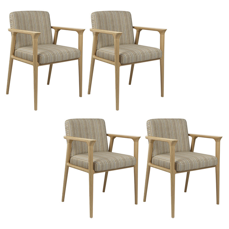 Le bois de frêne de style traditionnel préside la chaise arrière solide de salles à manger de Kichen de bras