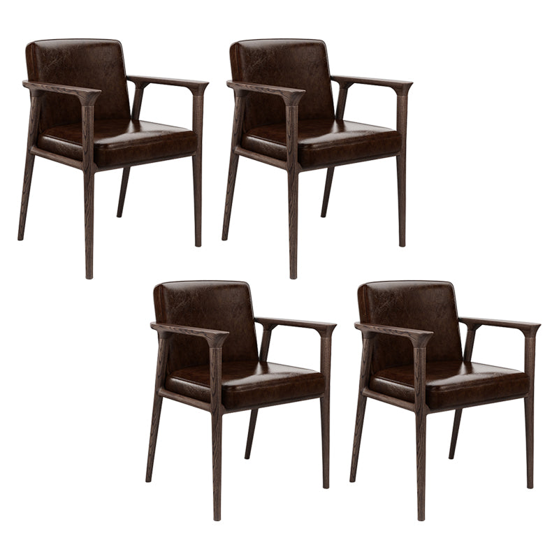 Le bois de frêne de style traditionnel préside la chaise arrière solide de salles à manger de Kichen de bras