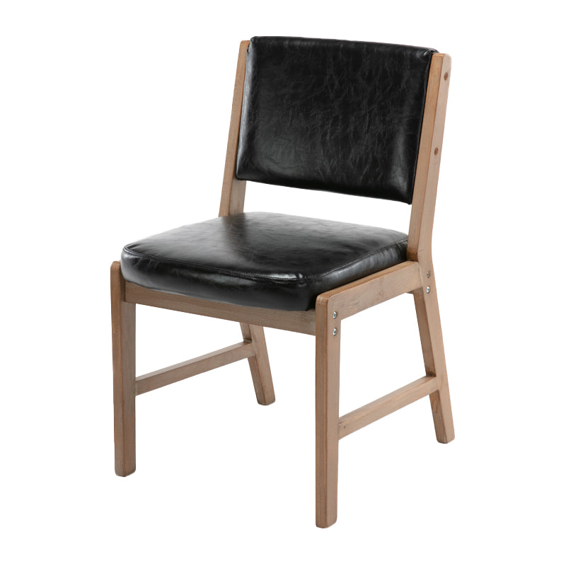 Nordic Style Upholstered Side Chairs Open Back Dining Side Chairs for Kitchen