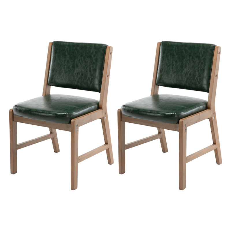 Nordic Style Upholstered Side Chairs Open Back Dining Side Chairs for Kitchen