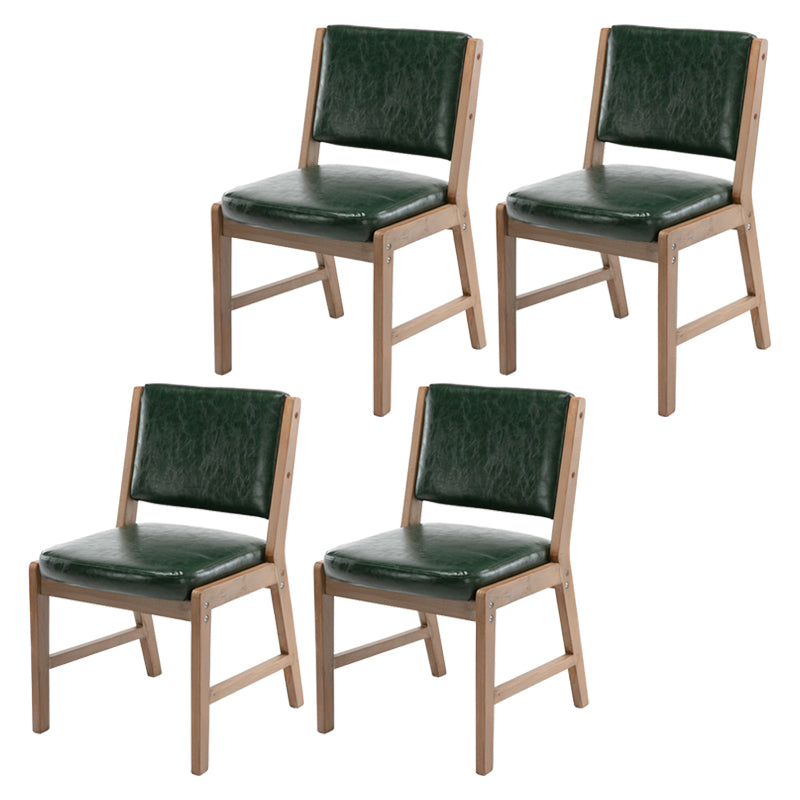 Nordic Style Upholstered Side Chairs Open Back Dining Side Chairs for Kitchen