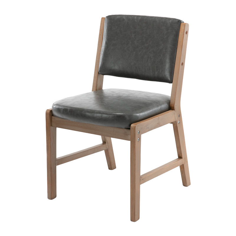 Nordic Style Upholstered Side Chairs Open Back Dining Side Chairs for Kitchen