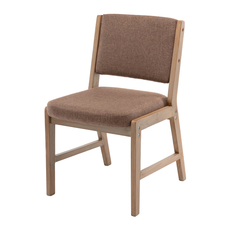 Nordic Style Upholstered Side Chairs Open Back Dining Side Chairs for Kitchen