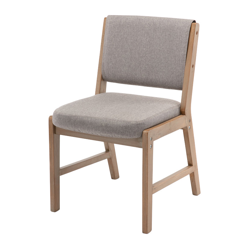 Nordic Style Upholstered Side Chairs Open Back Dining Side Chairs for Kitchen