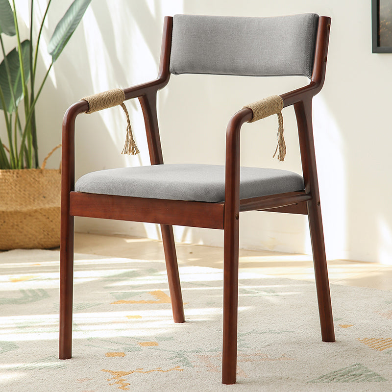 Ensemble de chaises en bois de style traditionnel, bras arrière ouvert, chaises de cuisine et de salle à manger