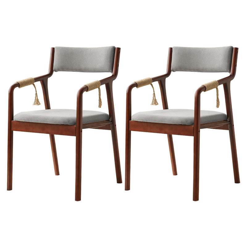 Ensemble de chaises en bois de style traditionnel, bras arrière ouvert, chaises de cuisine et de salle à manger