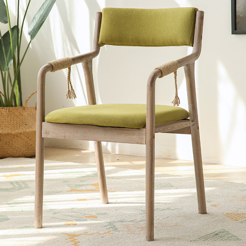 Ensemble de chaises en bois de style traditionnel, bras arrière ouvert, chaises de cuisine et de salle à manger