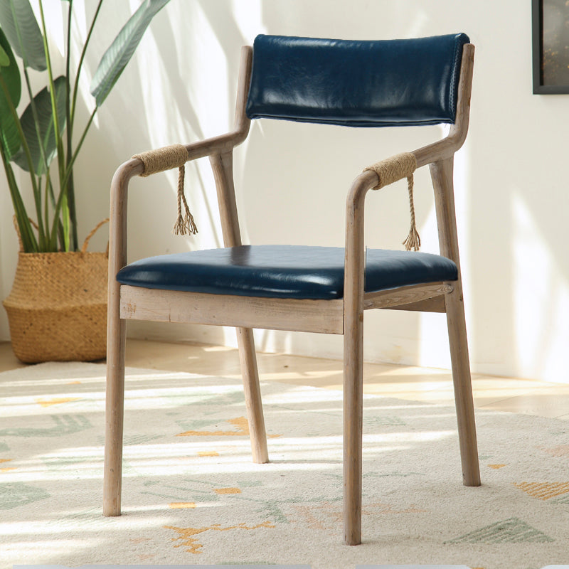 Ensemble de chaises en bois de style traditionnel, bras arrière ouvert, chaises de cuisine et de salle à manger