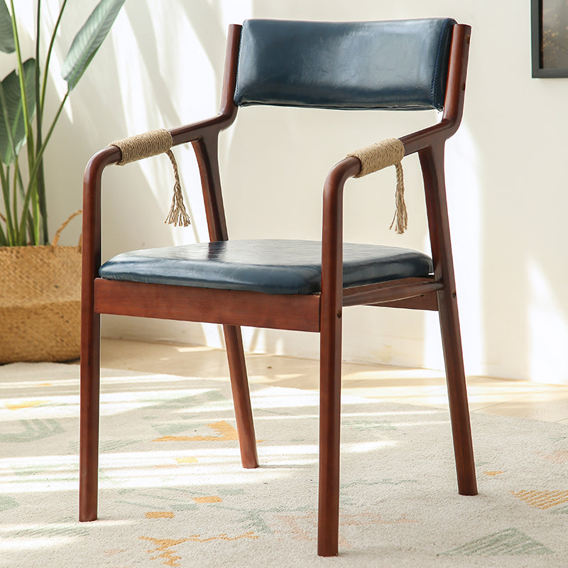 Ensemble de chaises en bois de style traditionnel, bras arrière ouvert, chaises de cuisine et de salle à manger