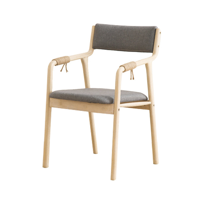 Ensemble de chaises en bois de style traditionnel, bras arrière ouvert, chaises de cuisine et de salle à manger
