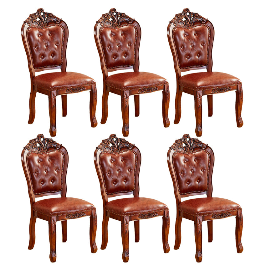 Upholstered European Style Restaurant Side Chair Open White Dining Chair