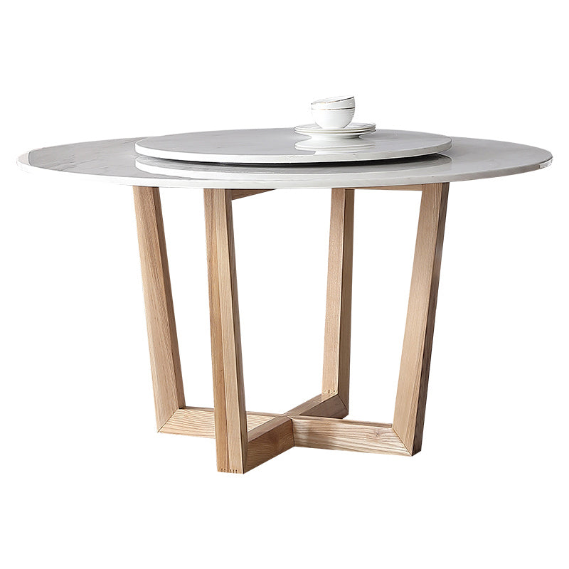 Simplicity Dining Site Table Round Sled Base Dining Room Home Furniture