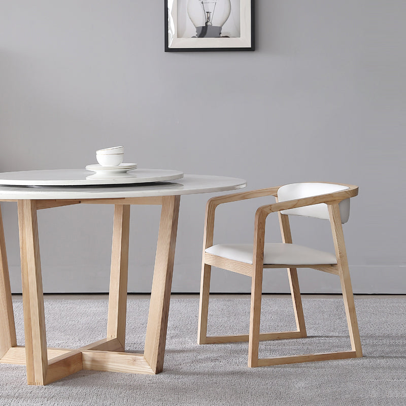 Simplicity Dining Site Table Round Sled Base Dining Room Home Furniture