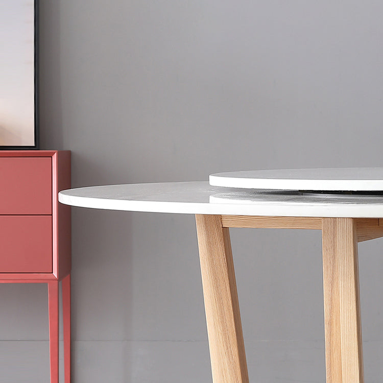 Simplicity Dining Site Table Round Sled Base Dining Room Home Furniture