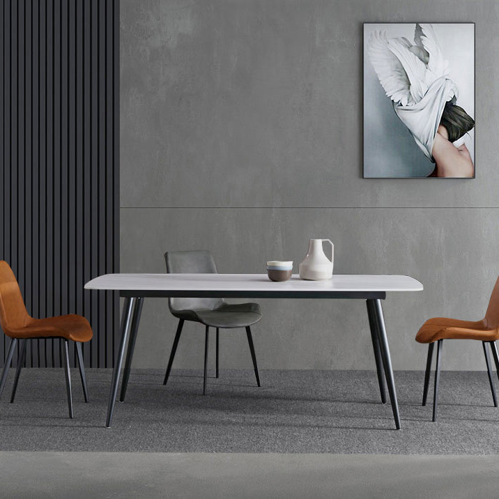 Hedendaagse gesinterde stenen top standaard eettafel rechthoek eettafel voor keuken