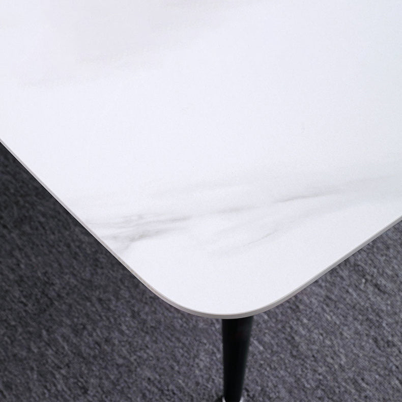 Hedendaagse gesinterde stenen top standaard eettafel rechthoek eettafel voor keuken
