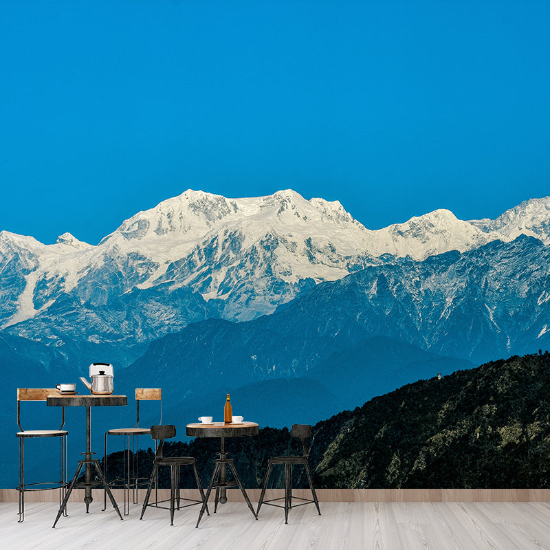 Himalayas View Mural Wallpaper Moisture Resistant Wall Art for Guest Room Decor