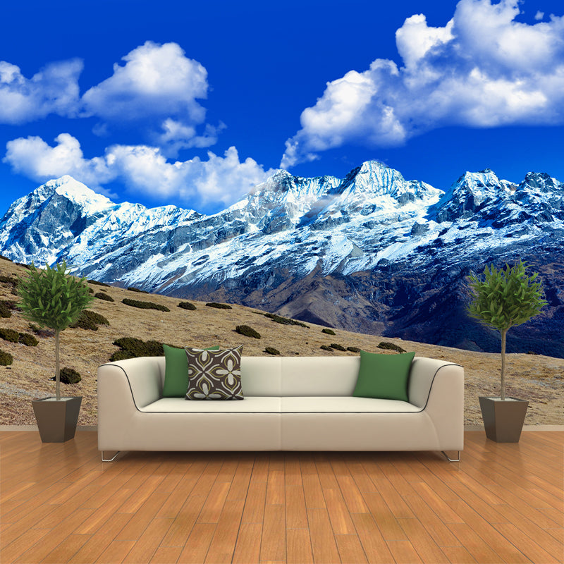 Mountain Scenery Contemporary Wall Covering for Home Decoration, Water Resistant