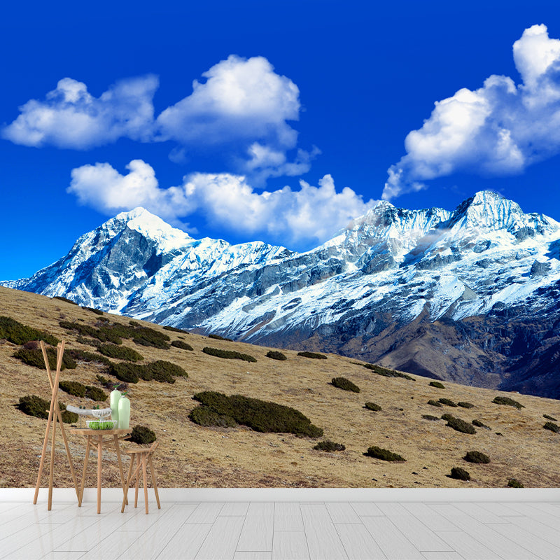 Mountain Scenery Contemporary Wall Covering for Home Decoration, Water Resistant