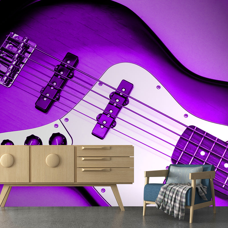 Guitar Photo Wall Murals for Home Decoration Stain Resistant, Personalised Size