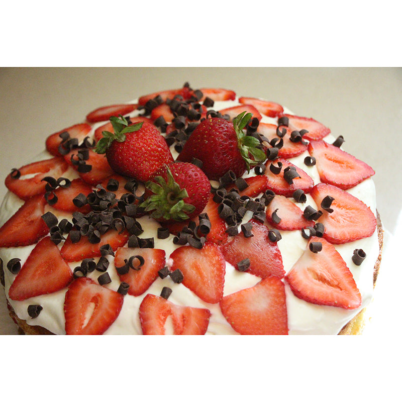 Cake Dessert Mural Wallpaper Moisture Resistant for Cake Shop, Personalized Size Available