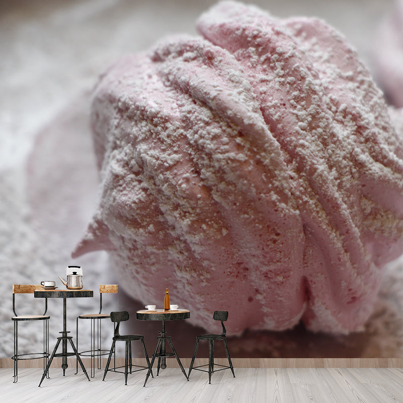 Modern Bakery Decoration Dessert Mural Wallpaper Moisture Resistant, Personalized Size Available