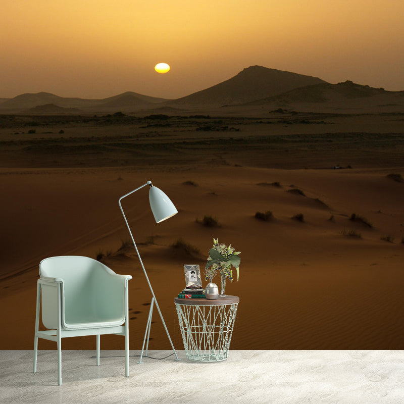 Customized Desert Mural Decorative Mildew Resistant for Bedroom Living Room