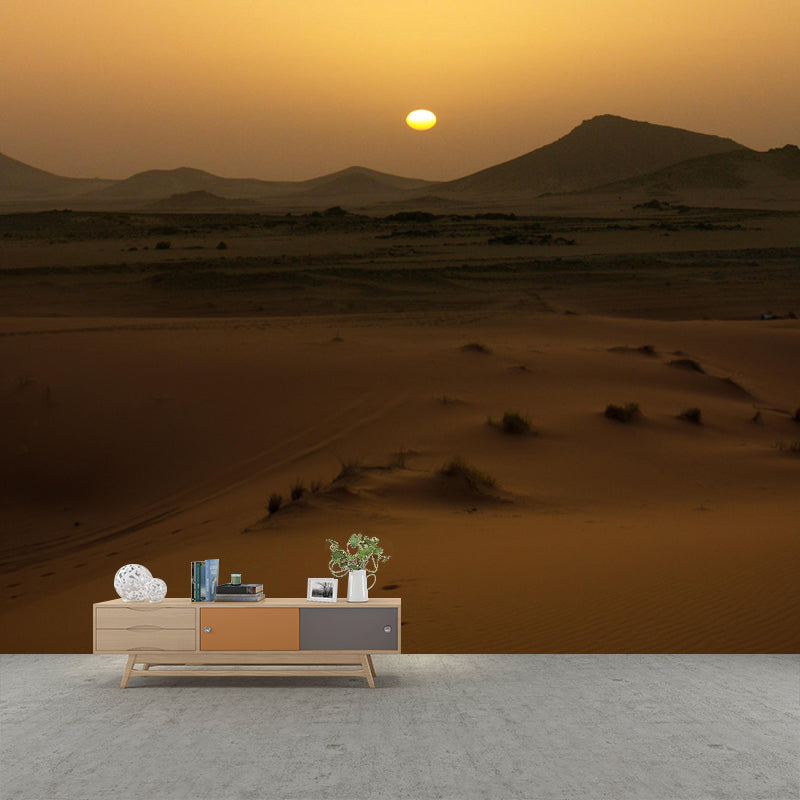 Customized Desert Mural Decorative Mildew Resistant for Bedroom Living Room