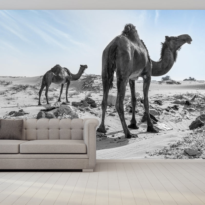 Customized Desert Mural Decorative Mildew Resistant for Bedroom Living Room