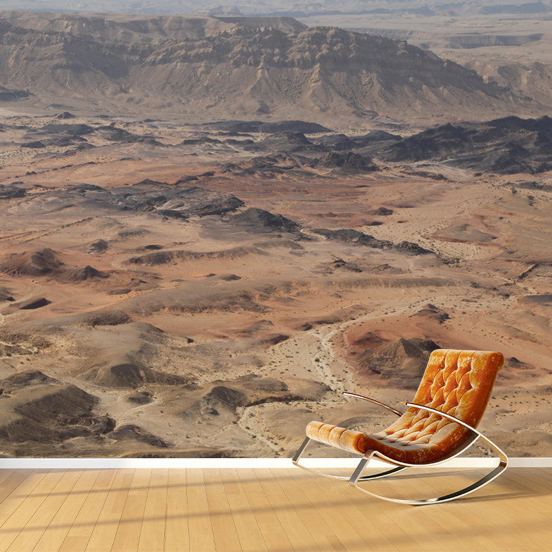 Customized Big Desert Mural Decorative Mildew Resistant for Dining Room